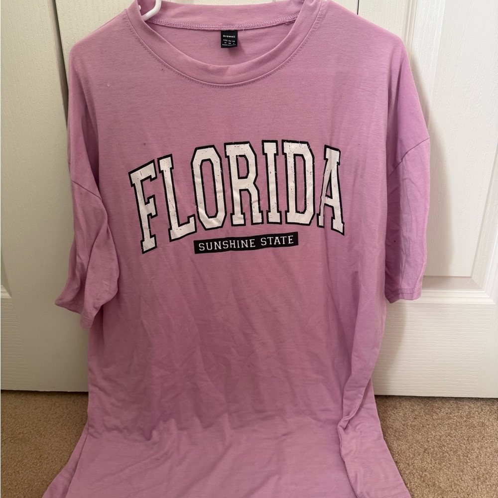 Pink Florida Sunshine State T-Shirt